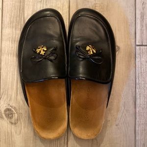 Tory Burch cork sole mules